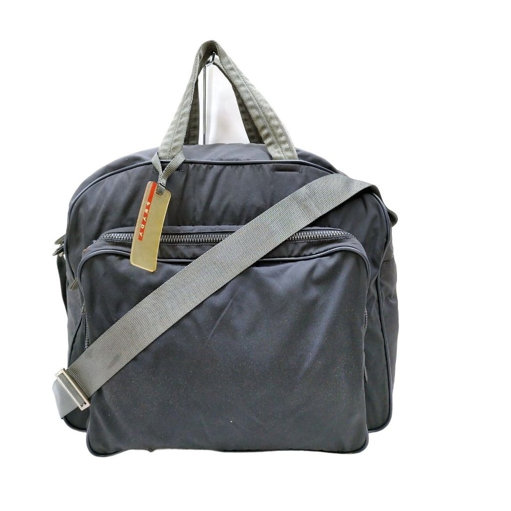 00811135# Prada Crossbody Bag Black Nylon